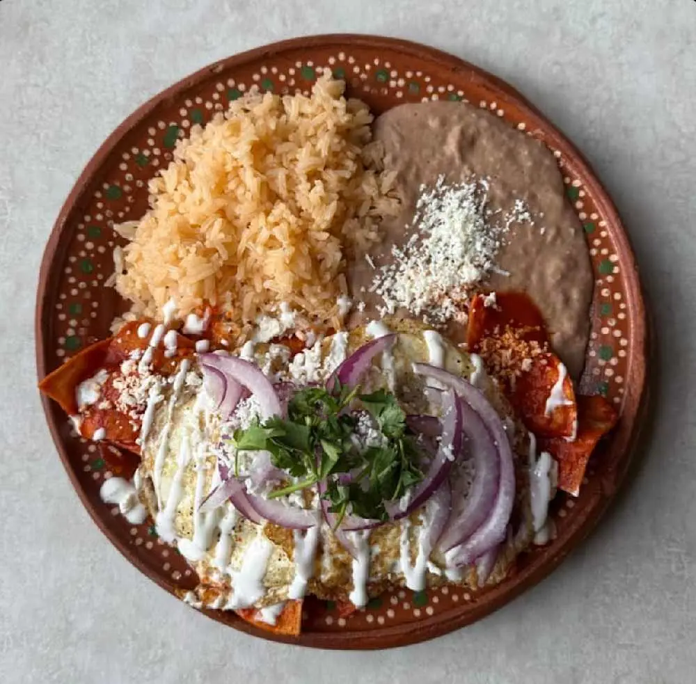 Chilaquiles at Salsa Picante