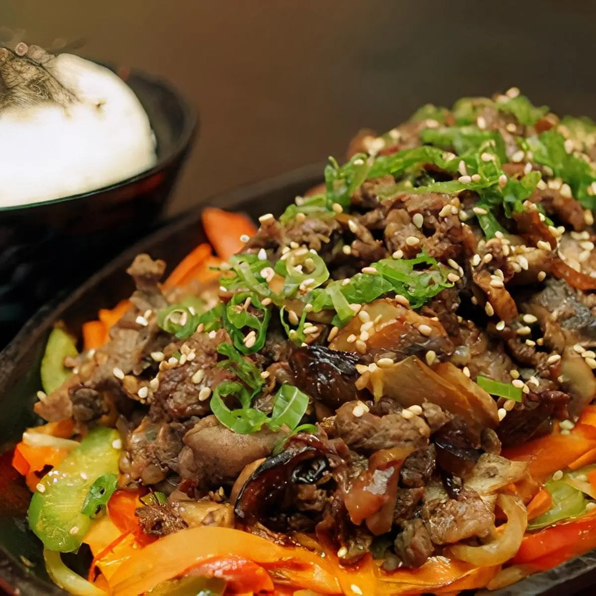 Beef Teriyaki at Satomi Sushi