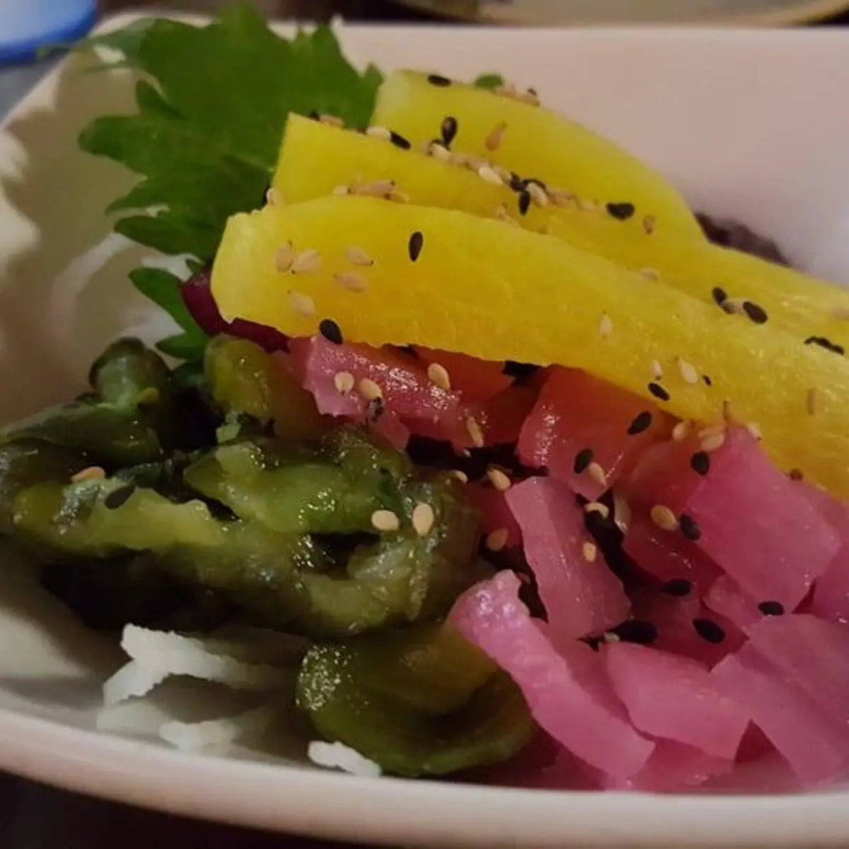 Japanese Pickle at Satomi Sushi