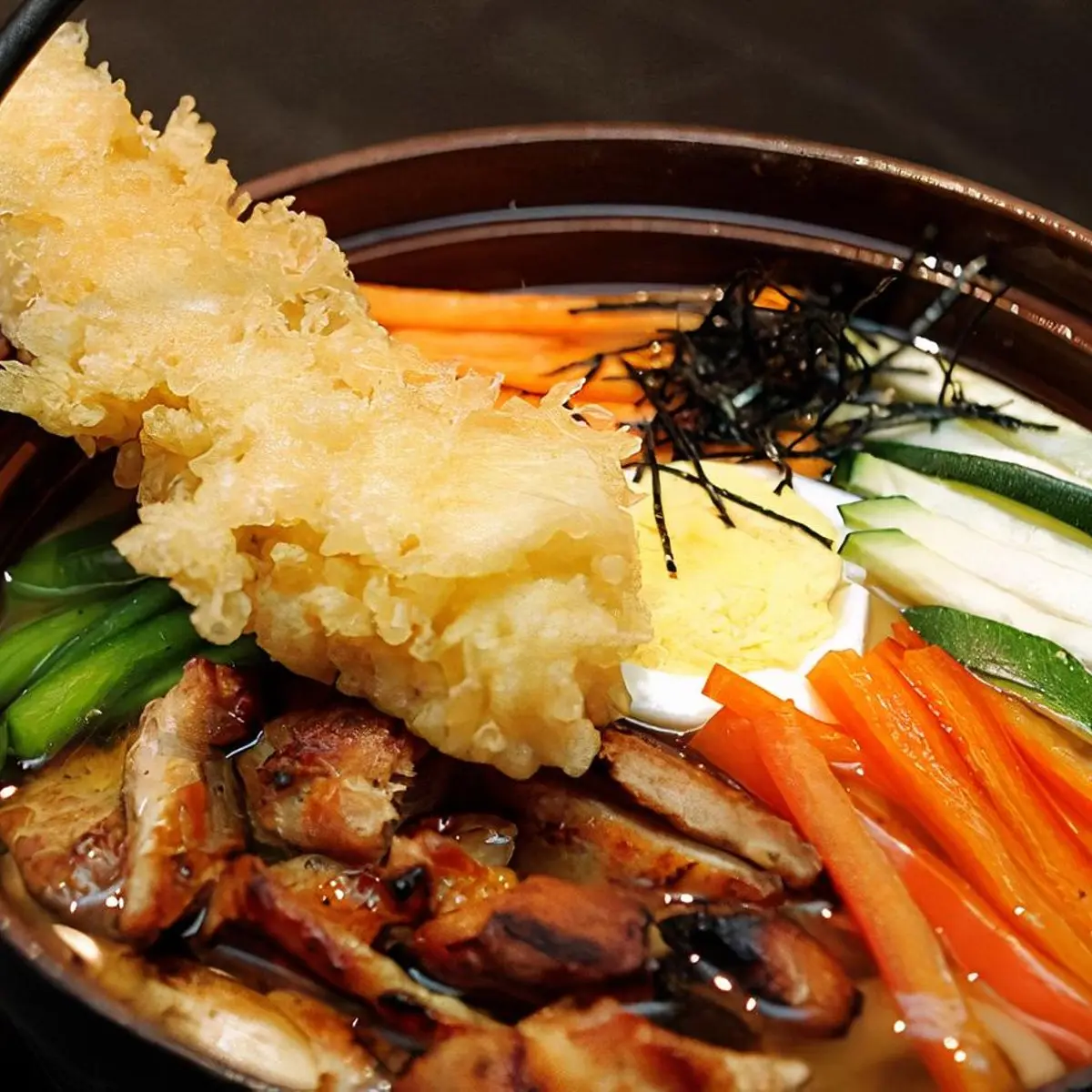 Nabeyaki Udon at Satomi Sushi