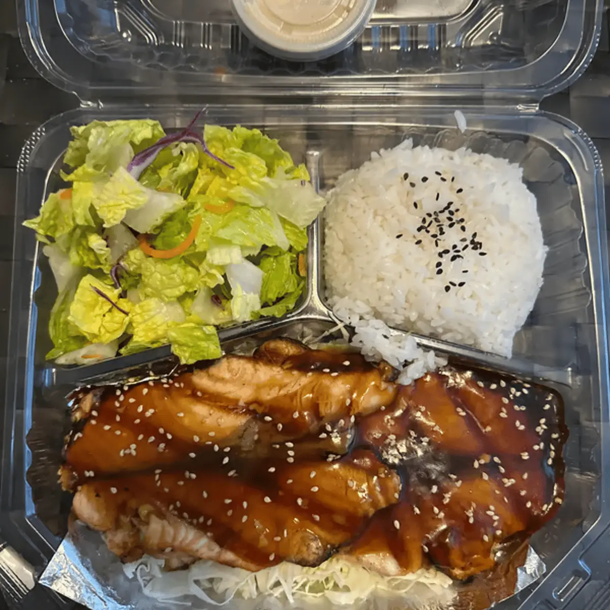 Salmon Teriyaki at Satomi Sushi
