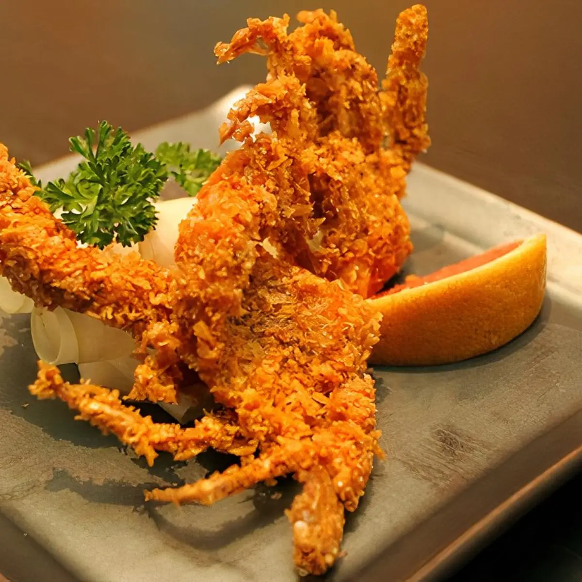 Soft-Shell Crab at Satomi Sushi