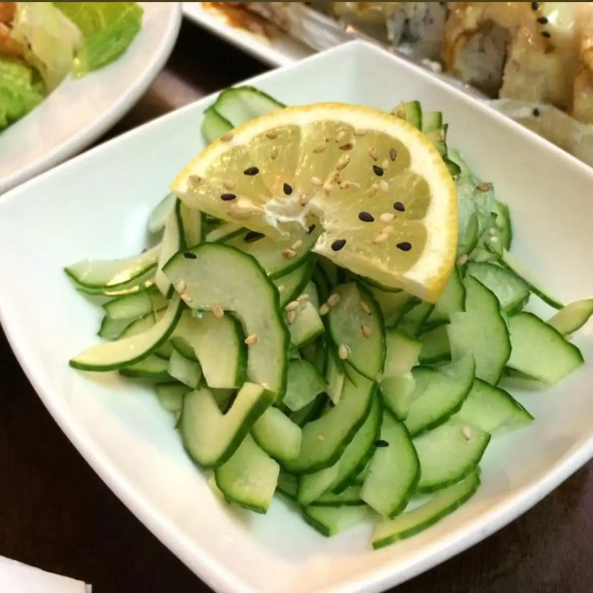 Sunomono Salad at Satomi Sushi