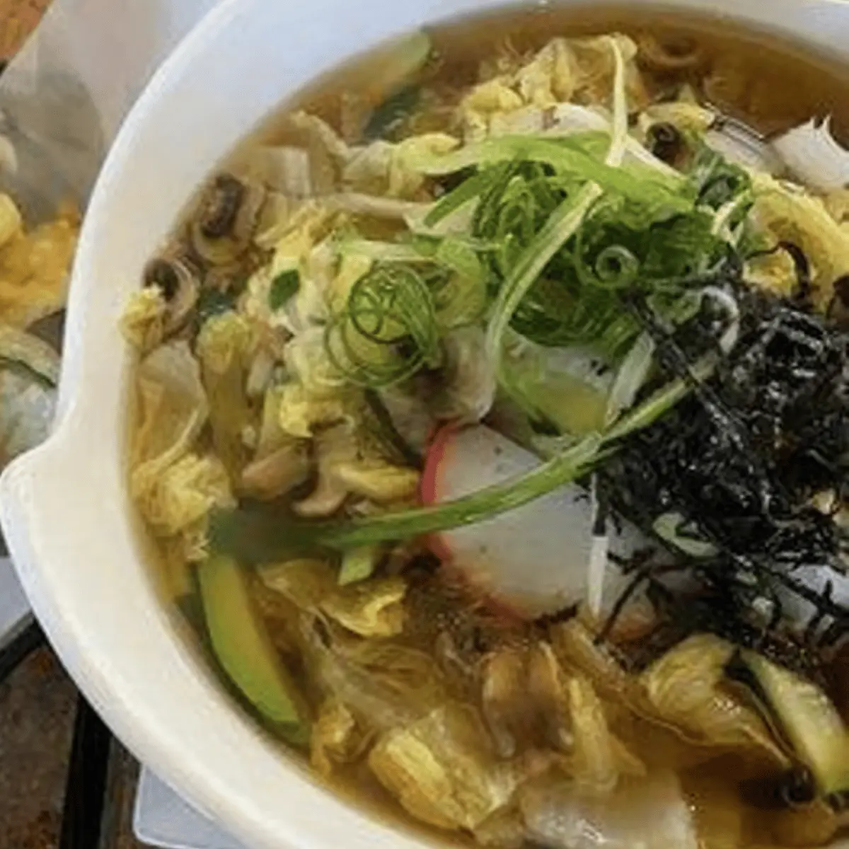 Tempura Udon at Satomi Sushi