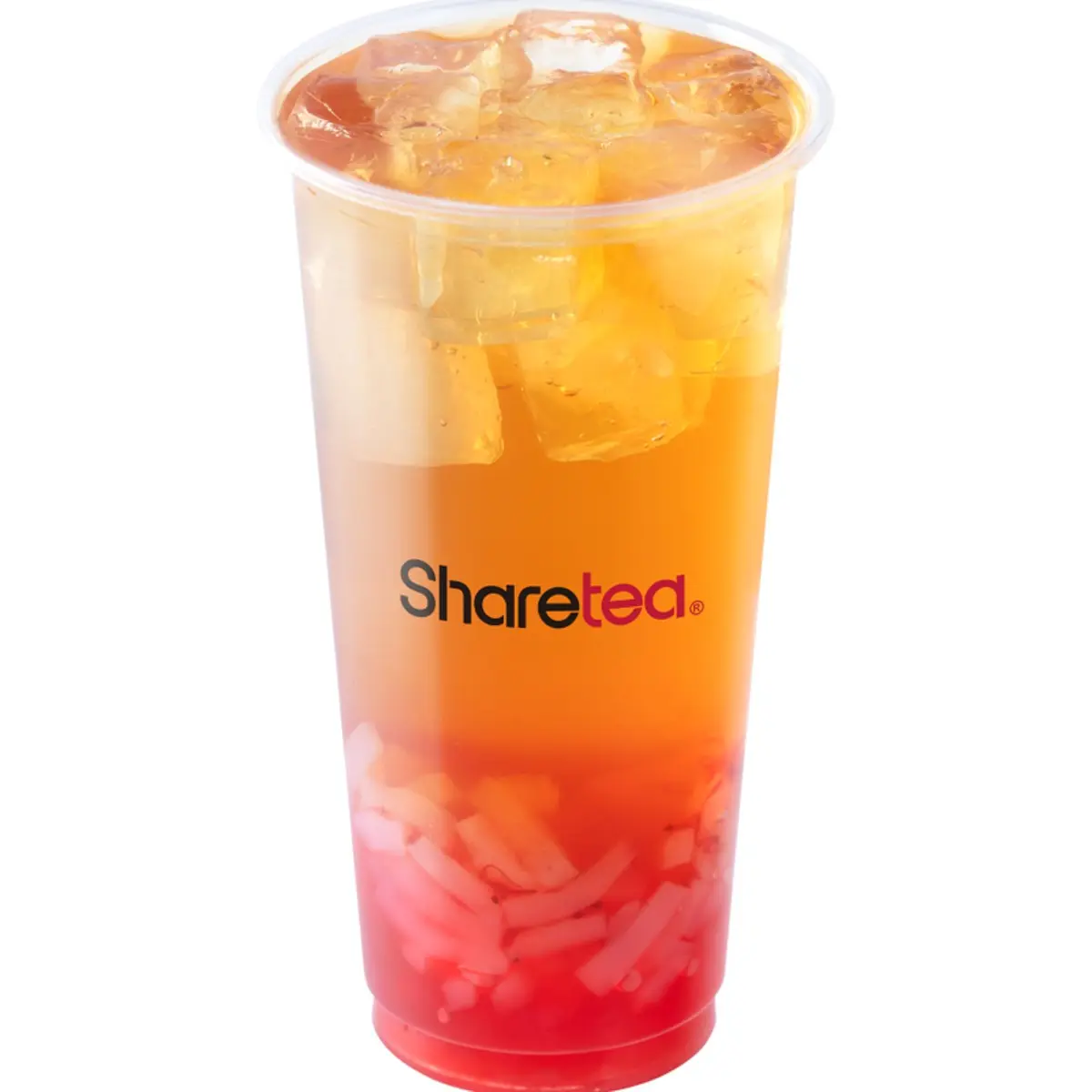 Berry Lychee Burst (Strawberry Popping Boba with Lychee Jelly) at Sharetea Fremont