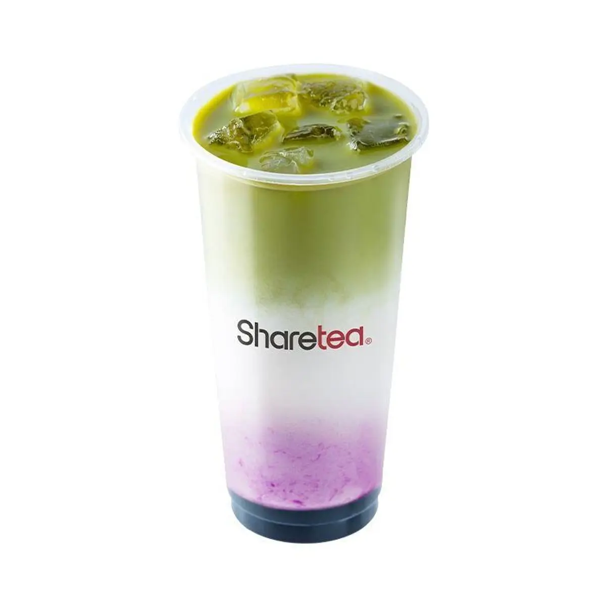 Bluberry Matcha Fresh Milk at Sharetea Fremont