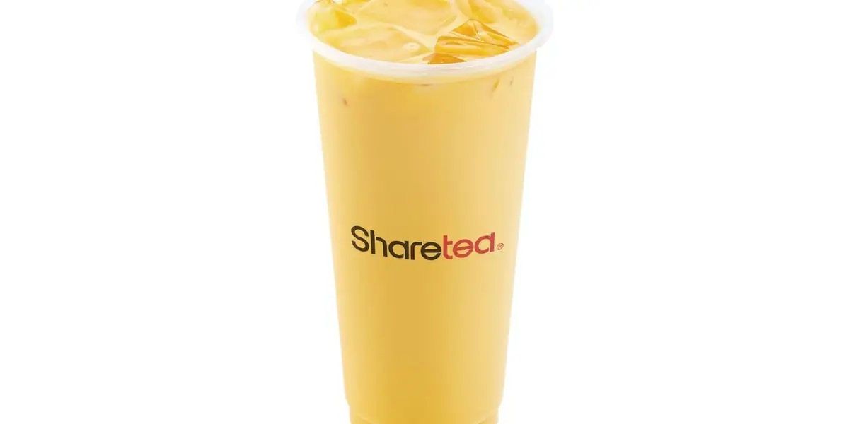 Mango Green Milk Tea at Sharetea Fremont