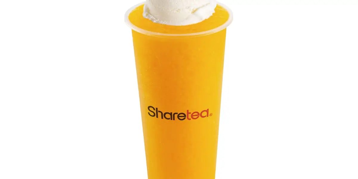 Mango Ice Blended with Ice Cream at Sharetea Fremont