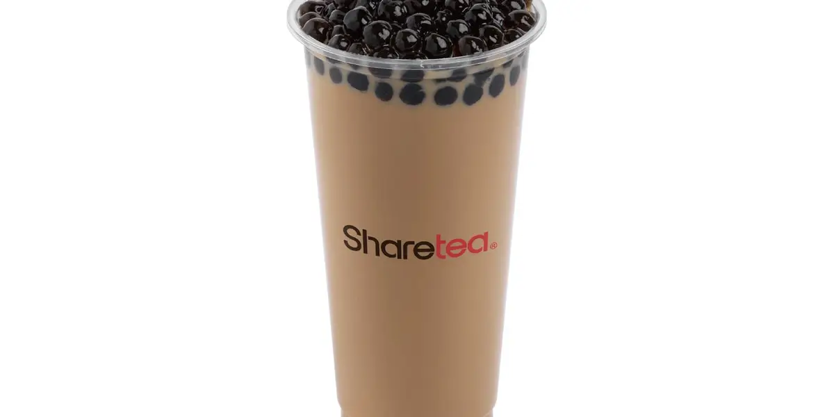 Okinawa Milk Tea with Pearl at Sharetea Fremont