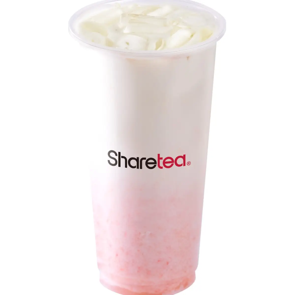 Strawberry Coconut Milk Tea at Sharetea Fremont