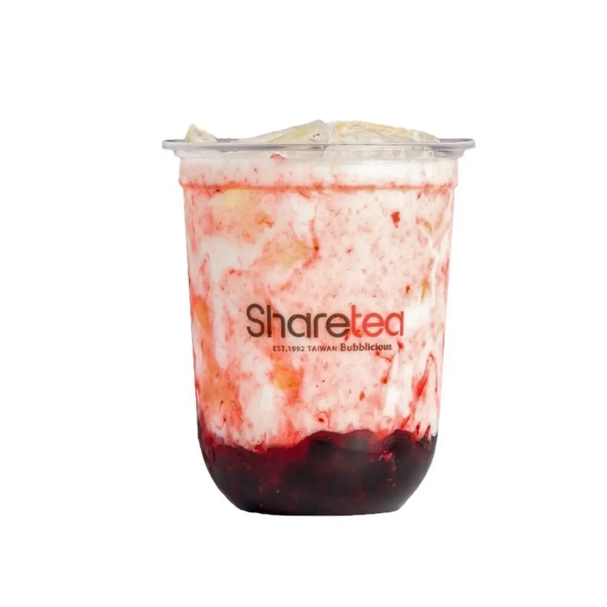 Strawberry Fresh Milk With Pearls at Sharetea Fremont