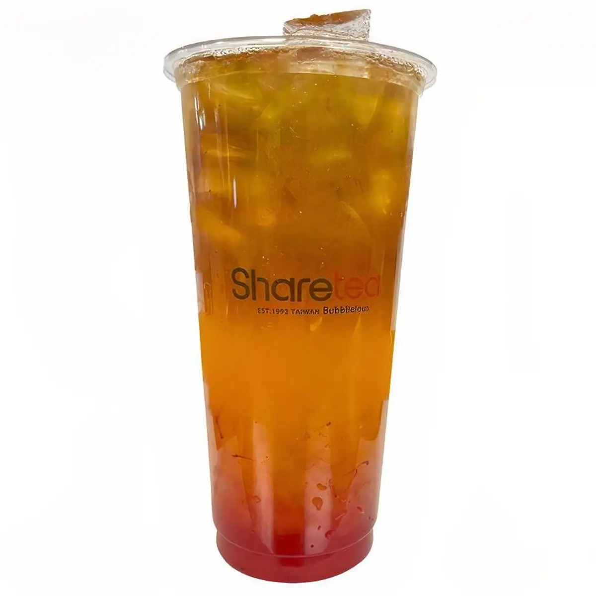 Strawberry Peach Tea W/ Crystal Boba at Sharetea Fremont