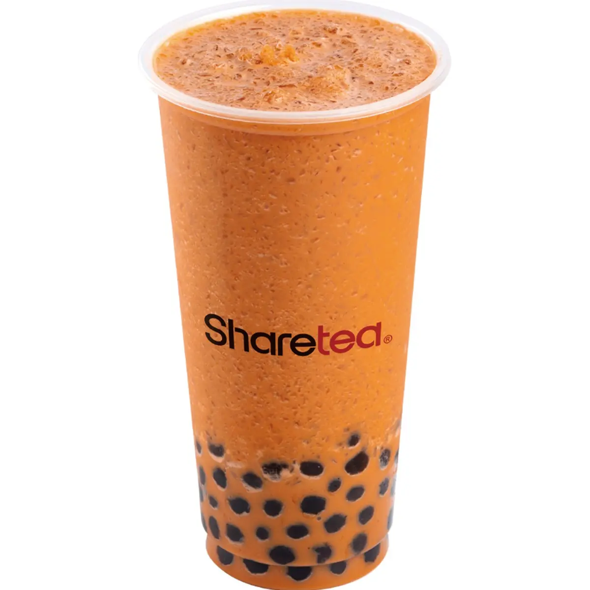 Thai Tea Ice Blended with Pearl at Sharetea Fremont