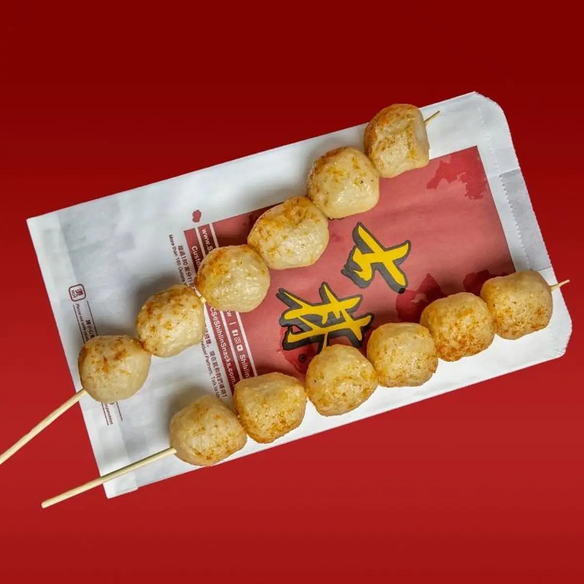 Fried Fish Ball 炸魚丸 (Delivery) at Shihlin Taiwan Street Snacks