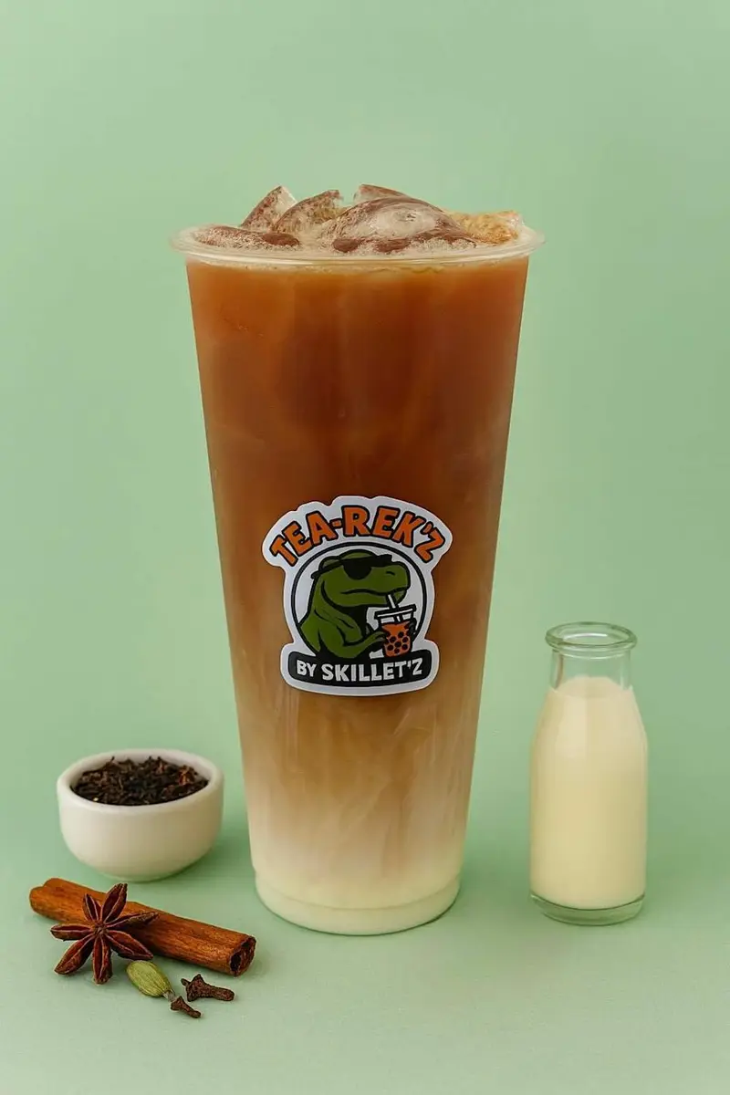 26 Assam Masala Chai Tea 🇮🇳☕ at Skillet'z Cafe