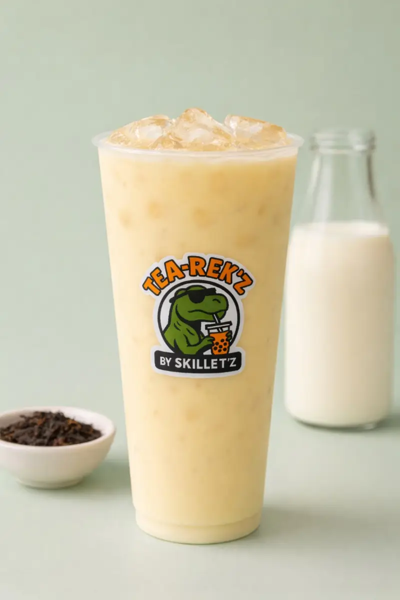 27 Jasmine Green Milk Tea at Skillet'z Cafe