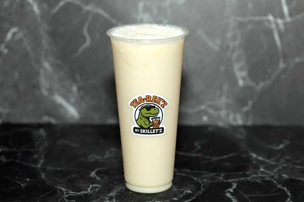28 White Peach Oolong Milk Tea at Skillet'z Cafe