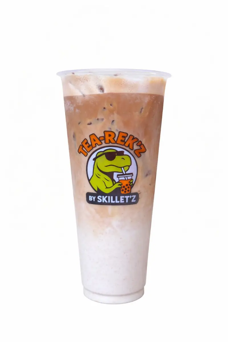 85 Dirty Horchata de Avena 🍂🥛☕️ at Skillet'z Cafe