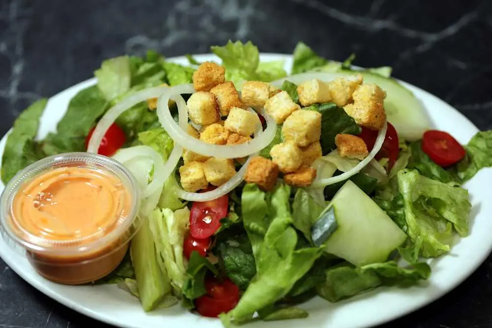 Side Salad at Skillet'z Cafe