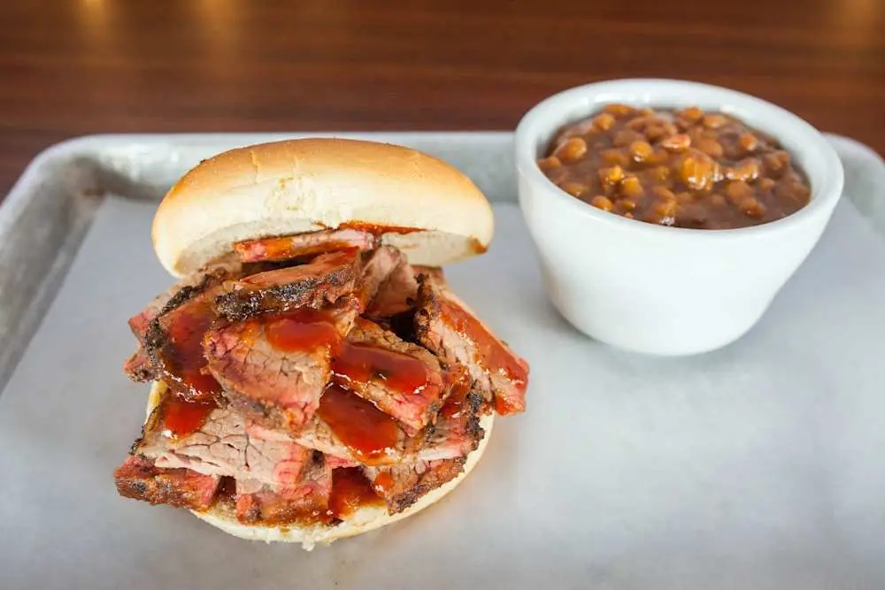 Beef Brisket Sammy at Smoking Pig BBQ