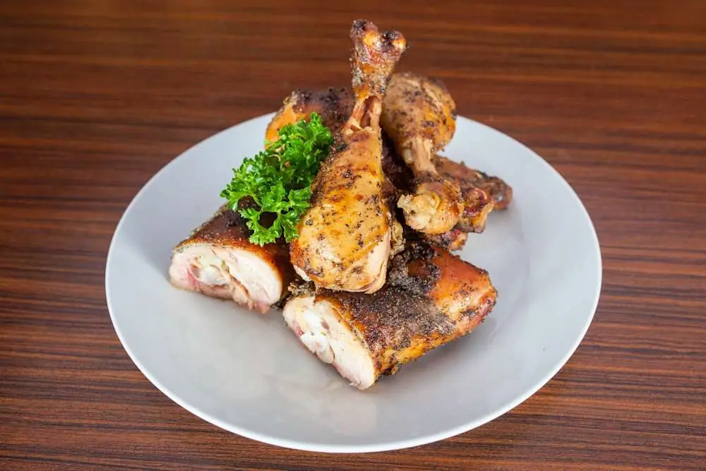Chicken Leg Quarter at Smoking Pig BBQ