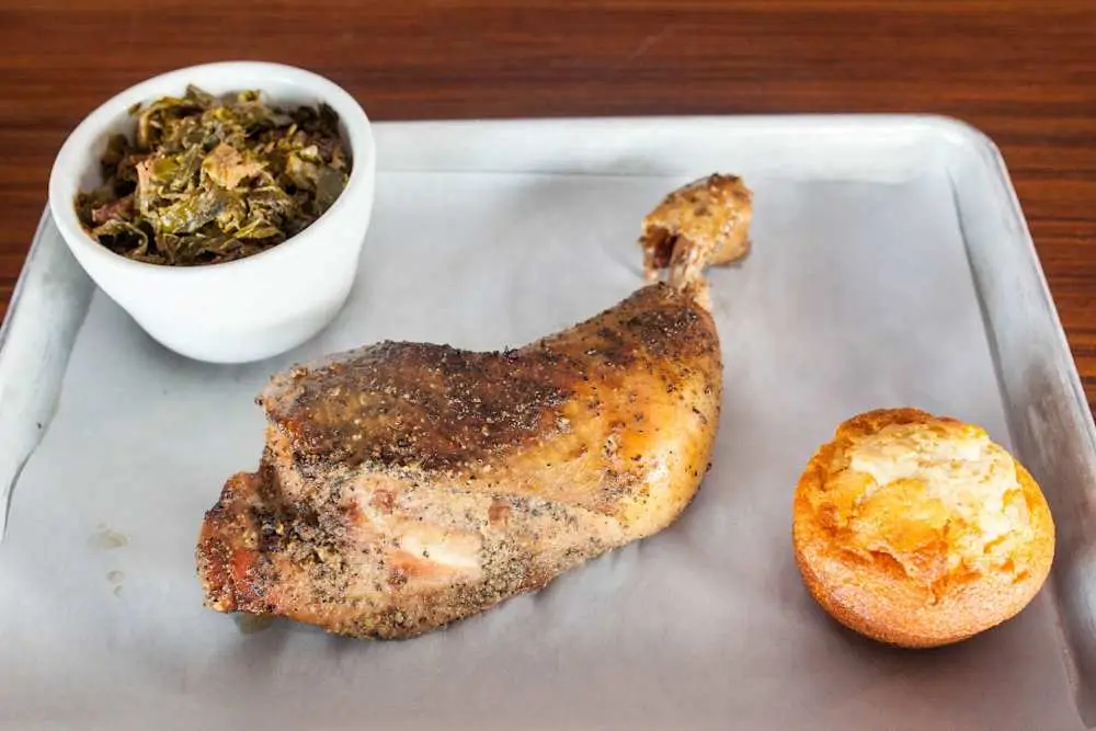 Jumbo Chicken Leg Meal at Smoking Pig BBQ