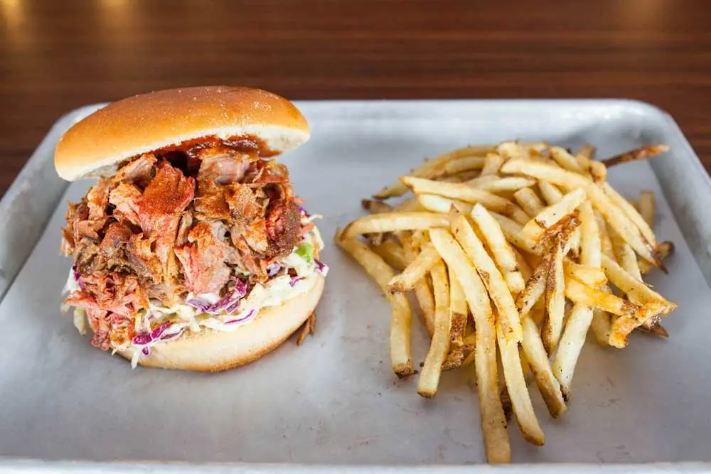 Pulled Pork Sammy at Smoking Pig BBQ