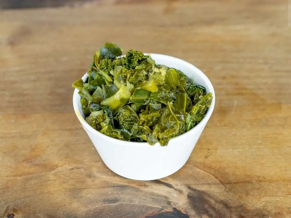 Southern Greens - Cup at Smoking Pig BBQ