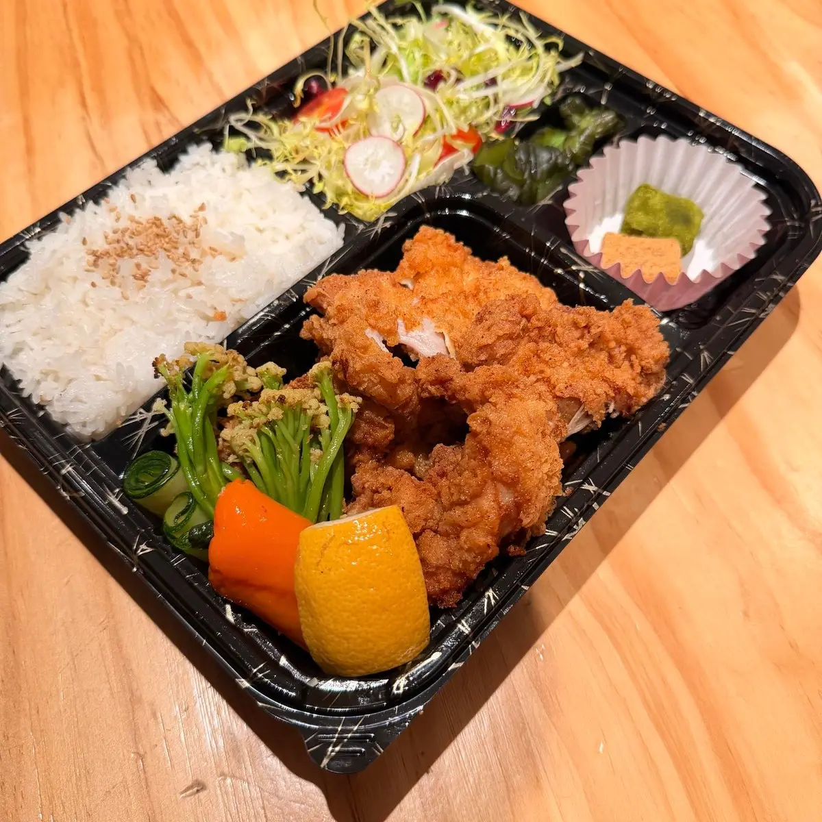 Crispy Chicken Rice Plate at SOHO Modern Japanese