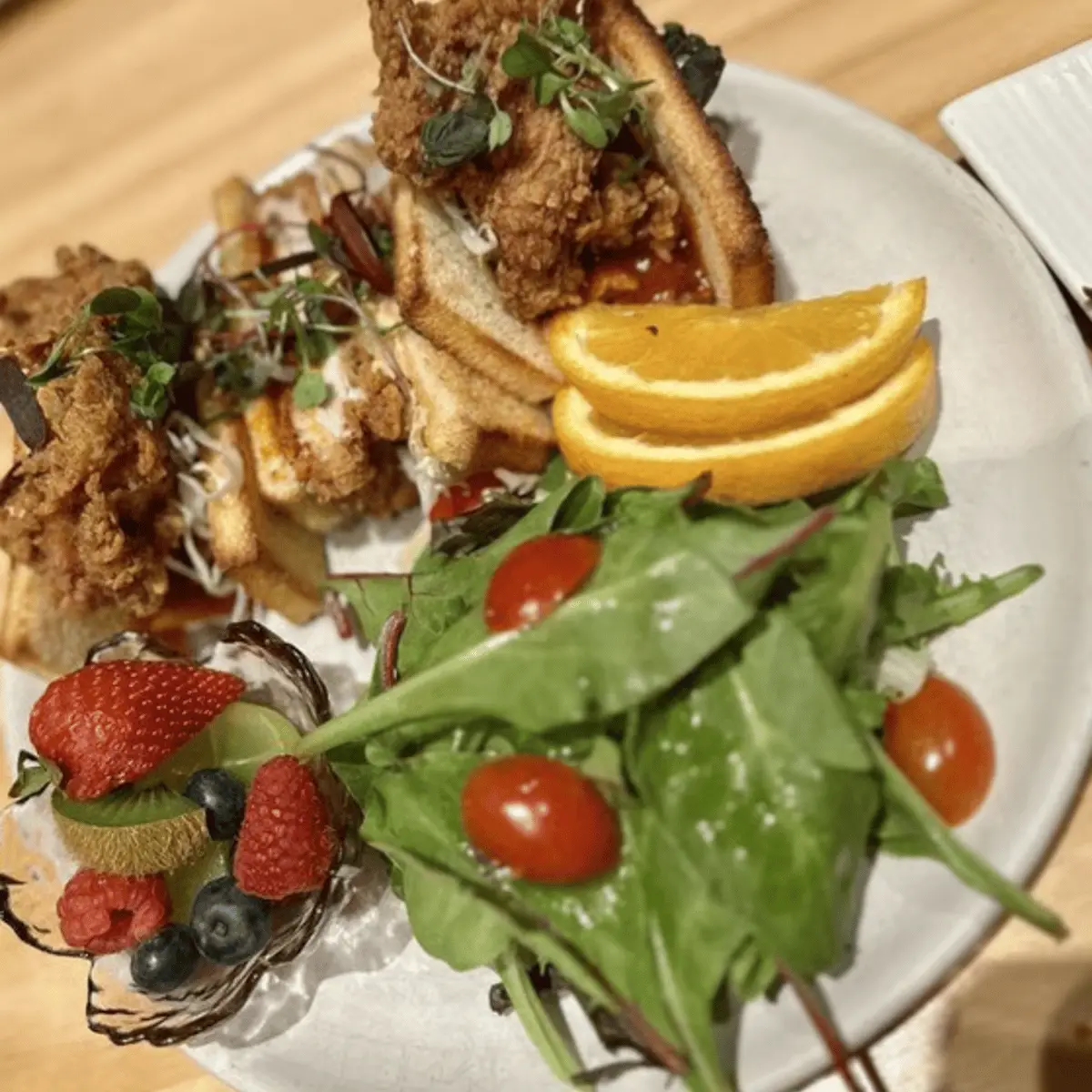Crispy Chicken Sando at SOHO Modern Japanese