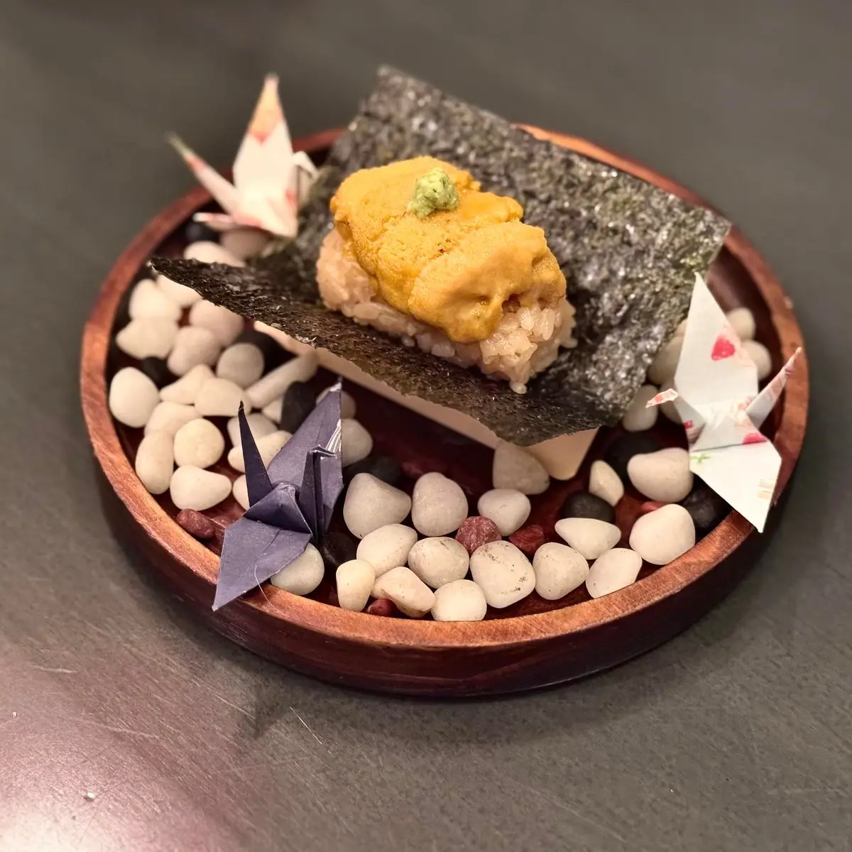 Hokkaido Uni Temaki (L) at SOHO Modern Japanese