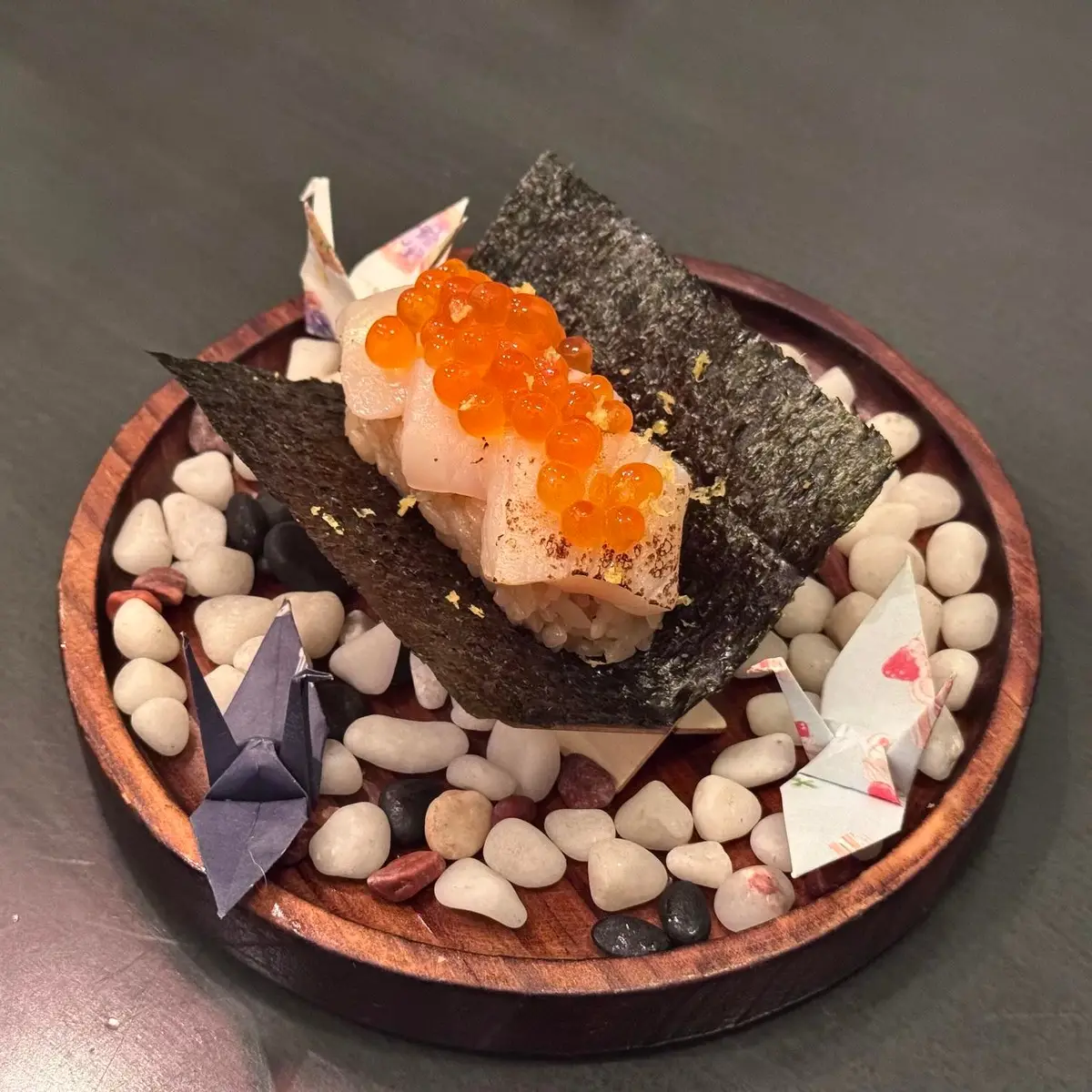 Hotate Temaki (L) at SOHO Modern Japanese