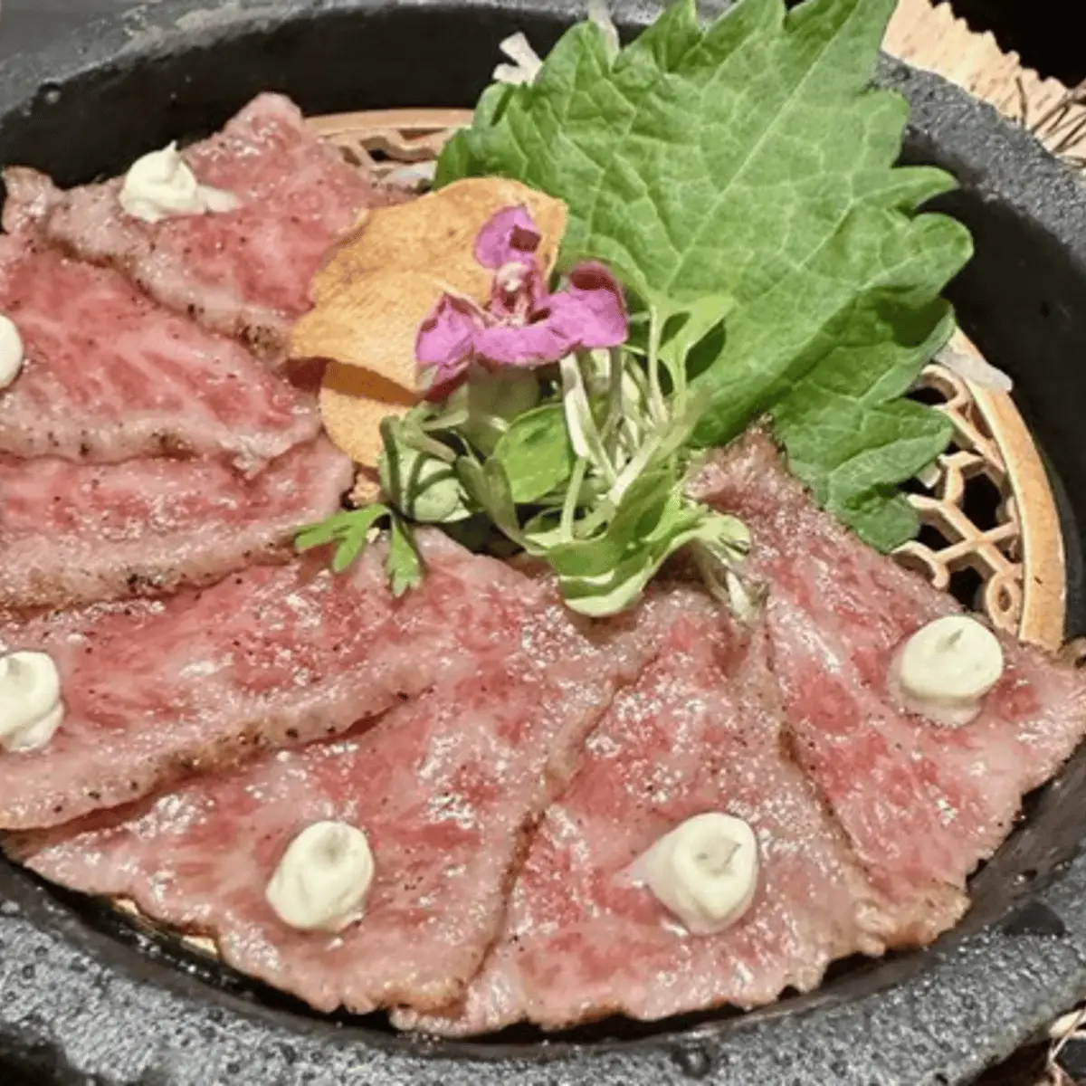 Japanese Wagyu Tataki at SOHO Modern Japanese