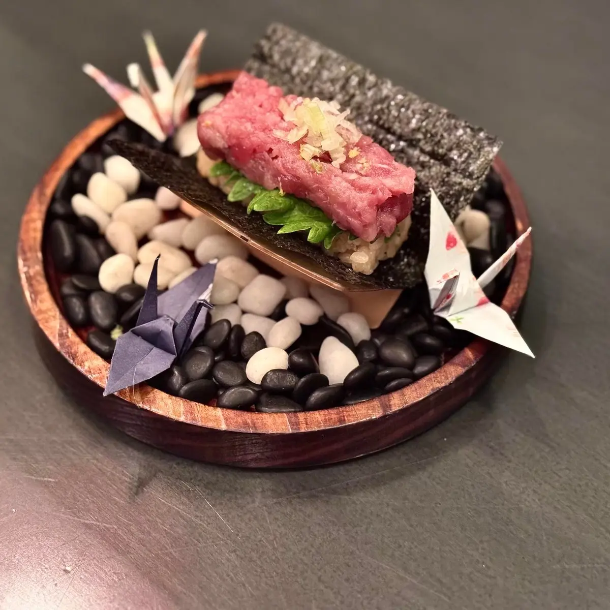 Toro Temaki (L) at SOHO Modern Japanese