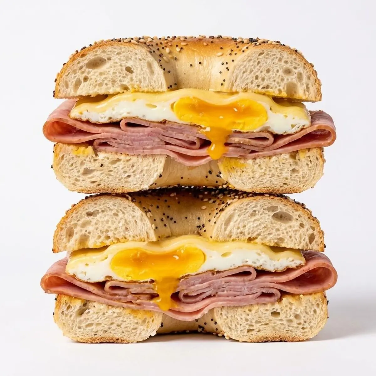 Ham & Egg Bagel at STARDUST Coffee House | Fremont
