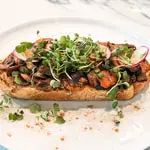 Mushroom Toast at STARDUST Coffee House | Fremont