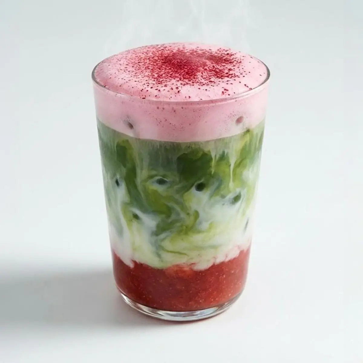 Strawberry Collagen Matcha at STARDUST Coffee House | Fremont