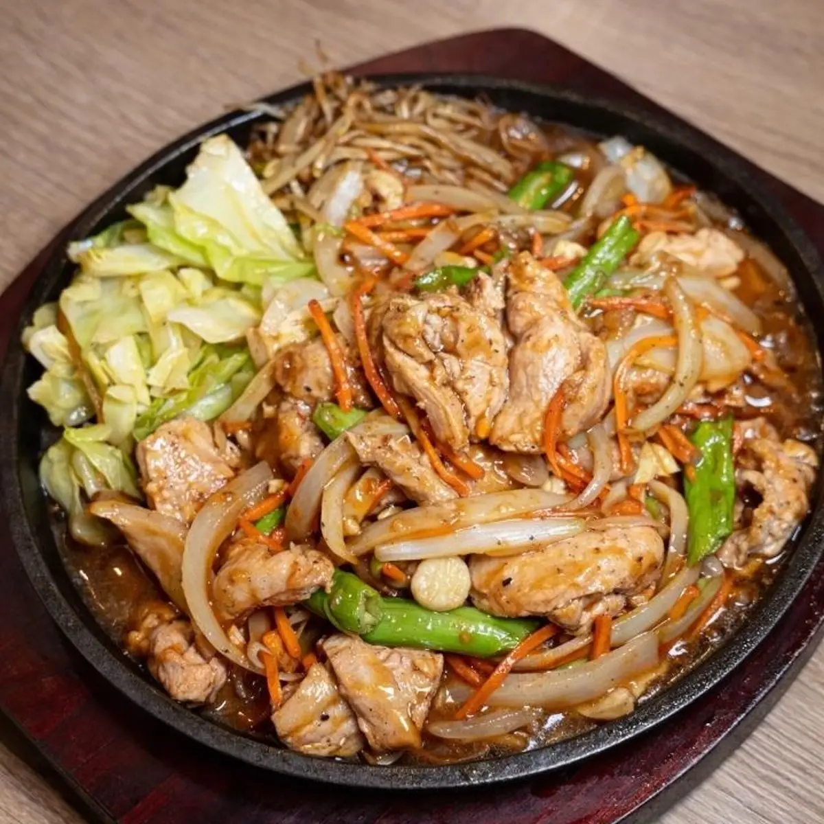 Chicken Teppanyaki 雞肉鐵板燒 (Copy) at Steaking