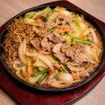 Lamb Teppanyaki 羊肉鐵板燒 at Steaking