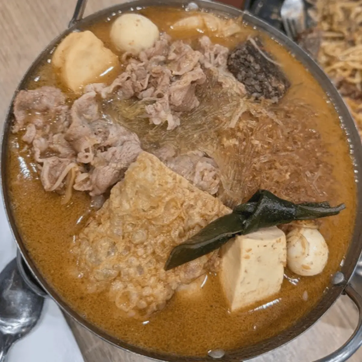 Taiwanese Satay Hot Pot 沙茶鍋 at Steaking