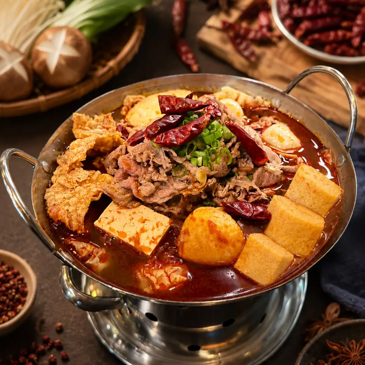 Taiwanese Spicy Hot Pot 台式麻辣鍋 at Steaking