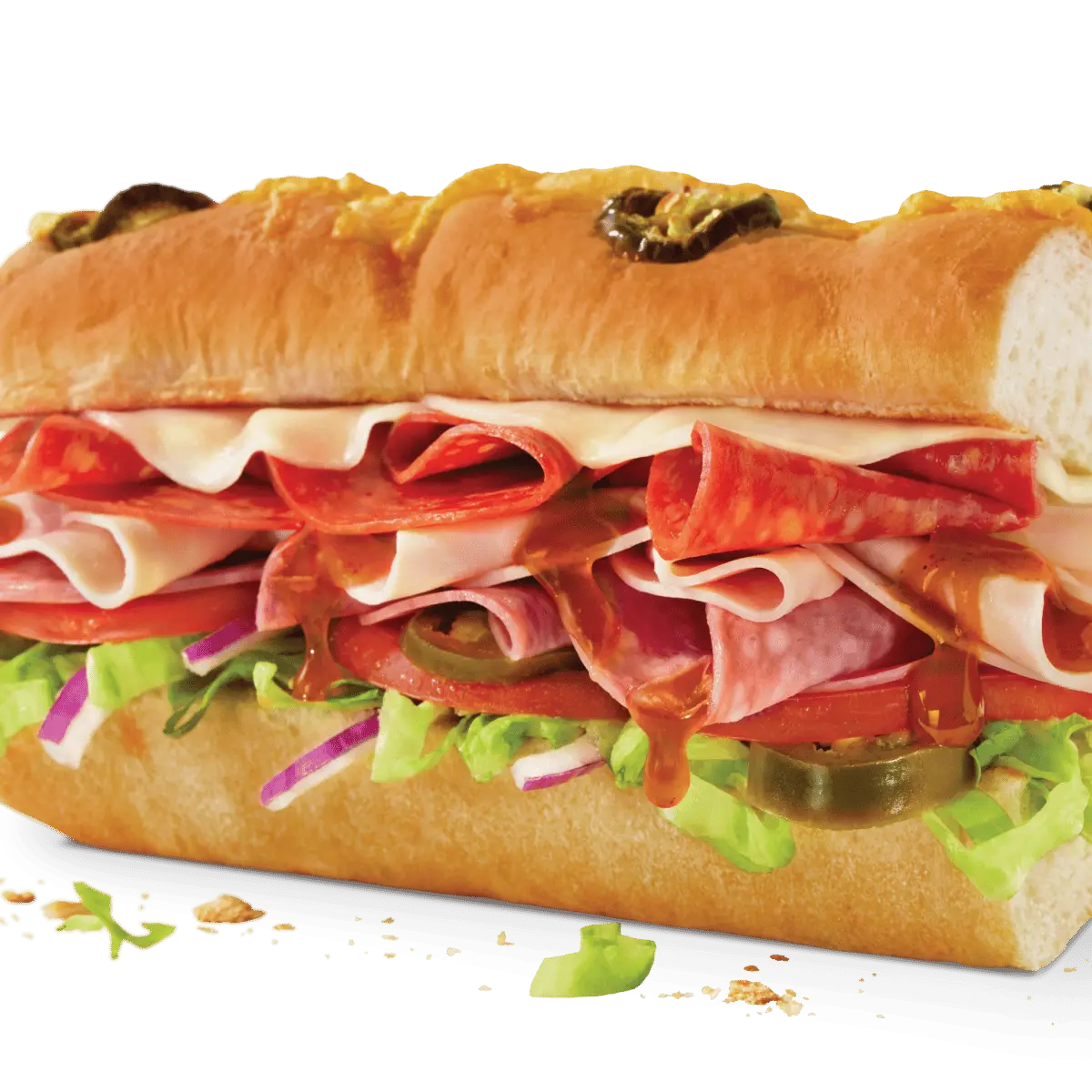 Hot Honey Turkey Italian at Subway