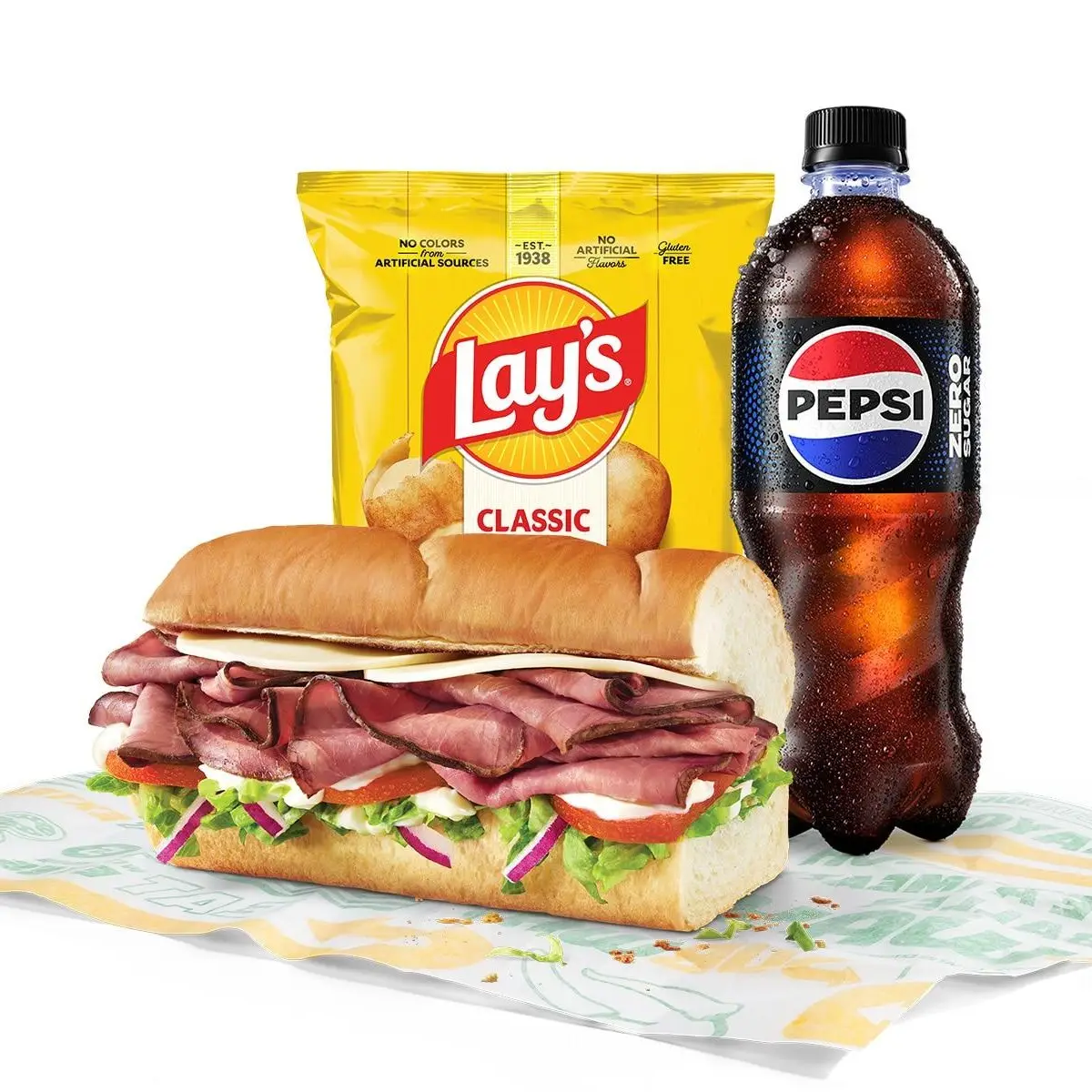 Roast Beef Meal at Subway