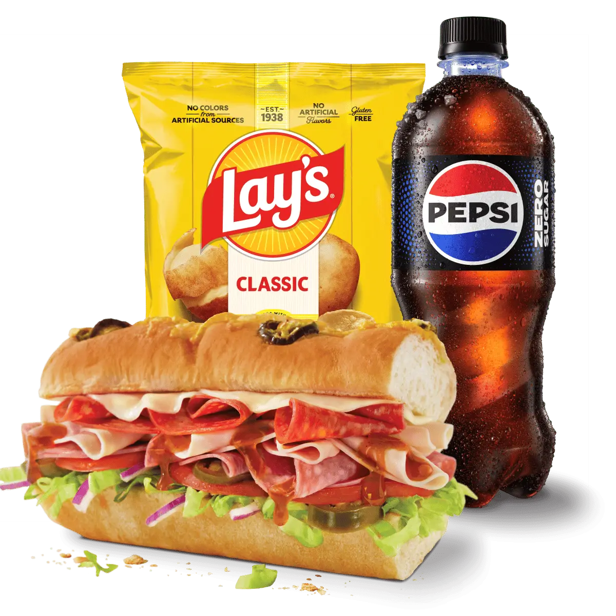 Hot Honey Turkey Italian Meal at Subway