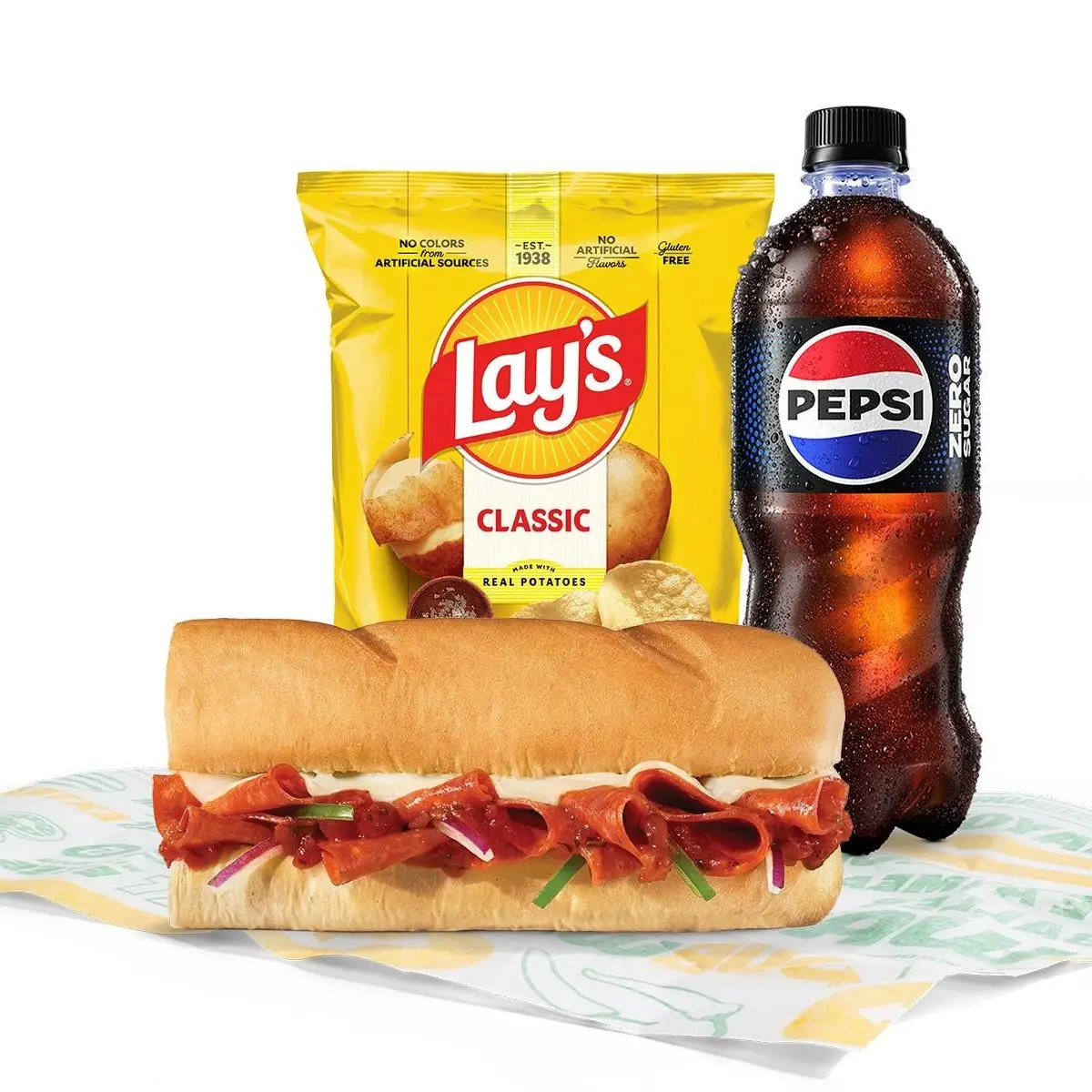 Pizza Sub Meal at Subway