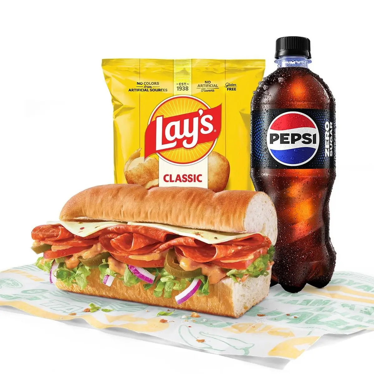 Spicy Pepperoni Meal at Subway