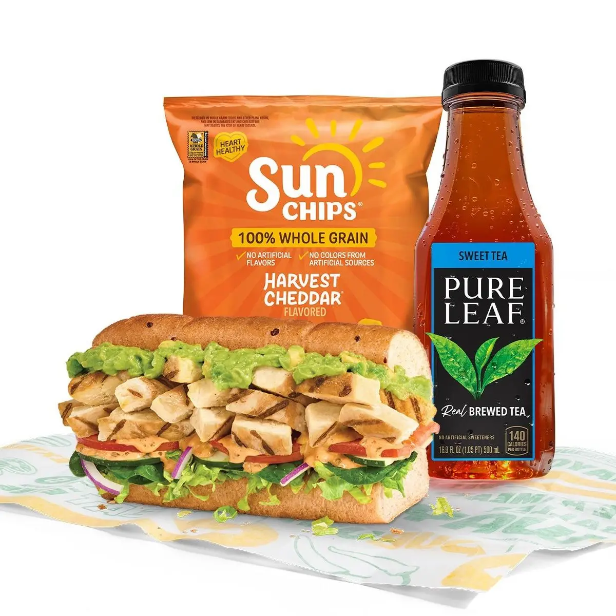 Grilled Chicken & Avocado Meal at Subway