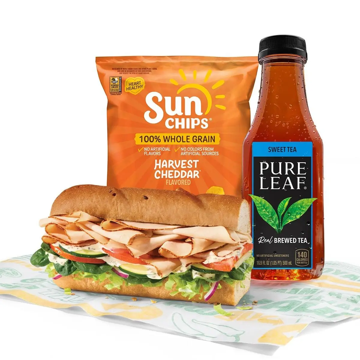 Turkey & Ranch Delite Meal at Subway