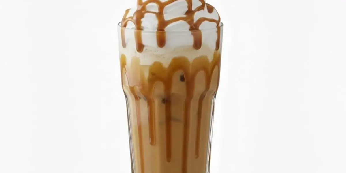 Iced Caramel Macchiato at Suju's Coffee & Tea