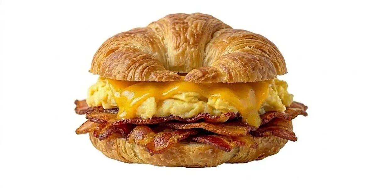 Bacon Egg Cheese Croissant at Suju's Coffee & Tea